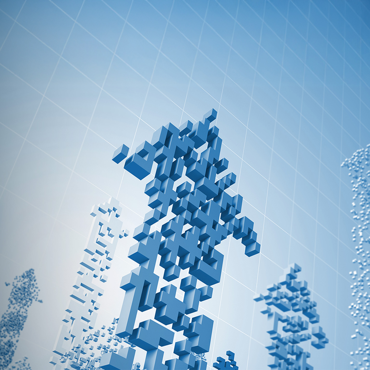 3d abstract arrows pointing up