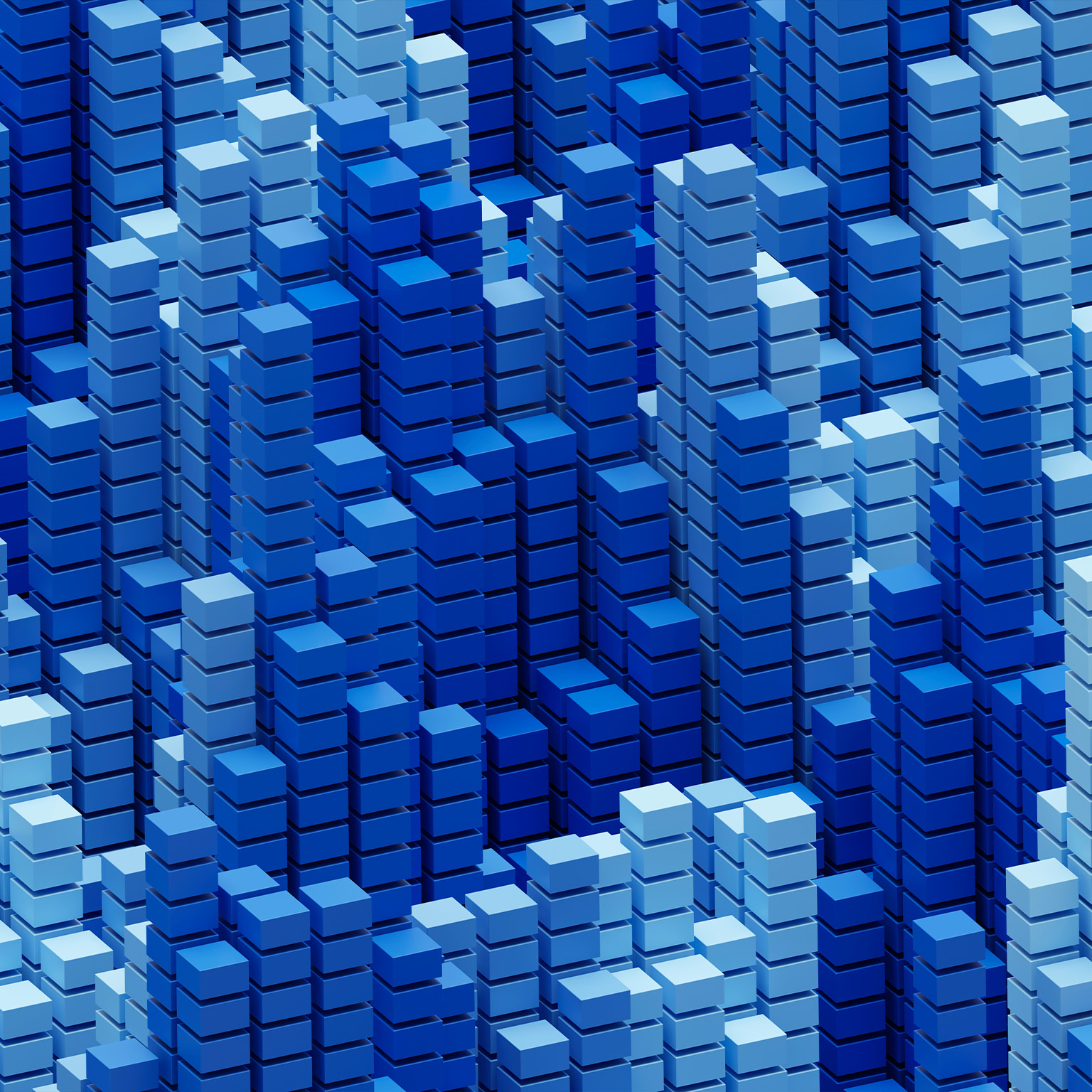 High population density abstract city - stock photo
