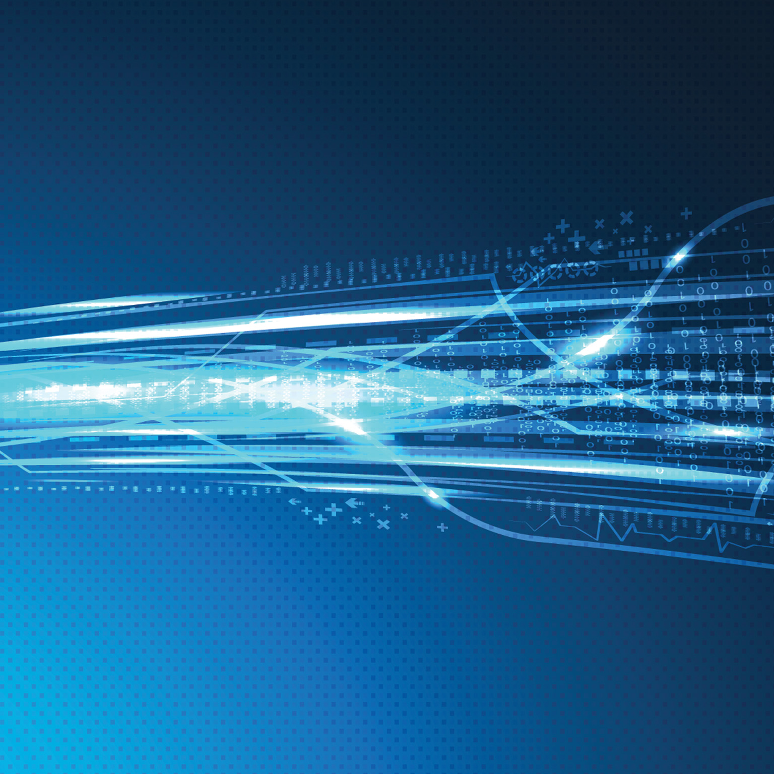 Abstract technology background blue lines graphic, illustration vector. - stock illustration