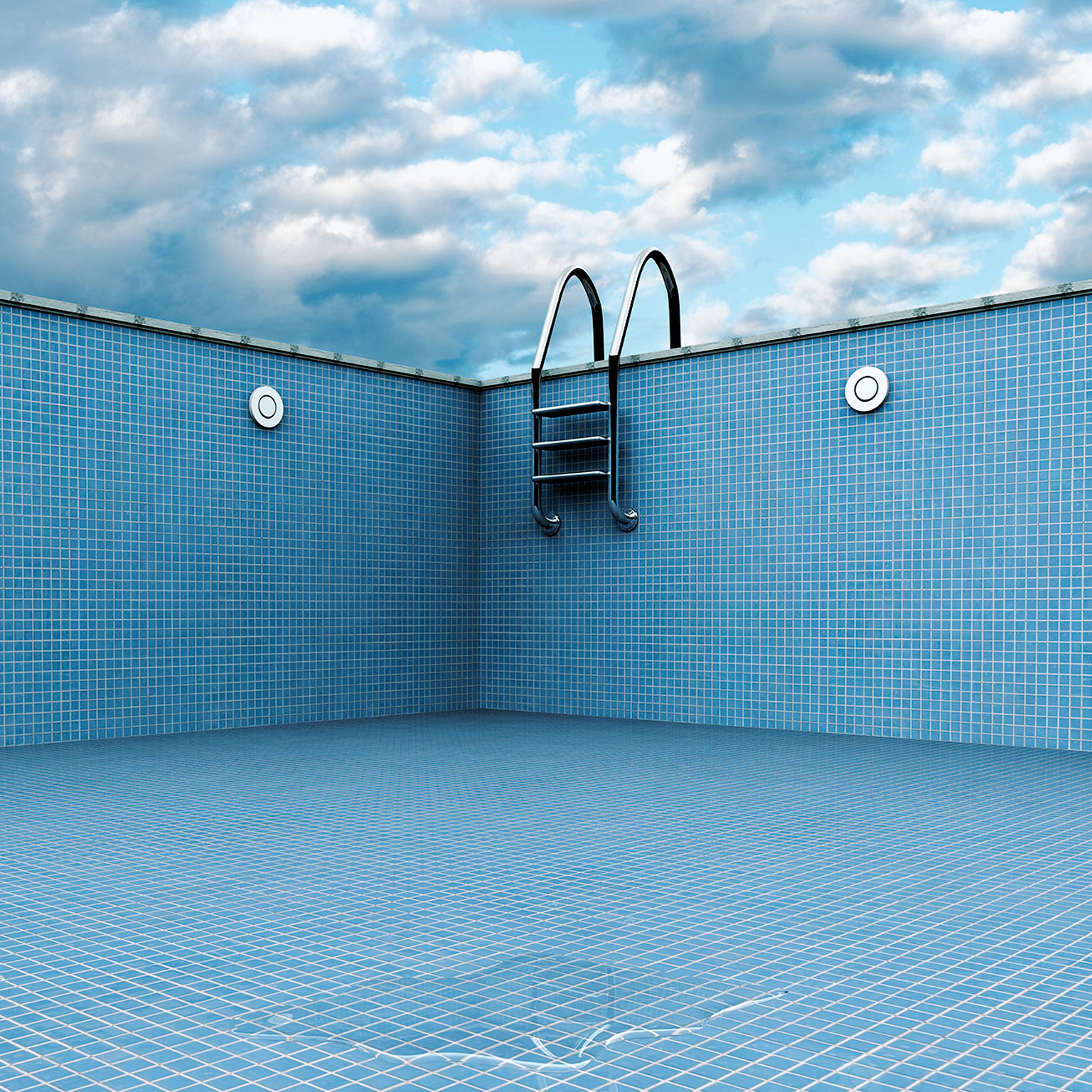 Empty pool