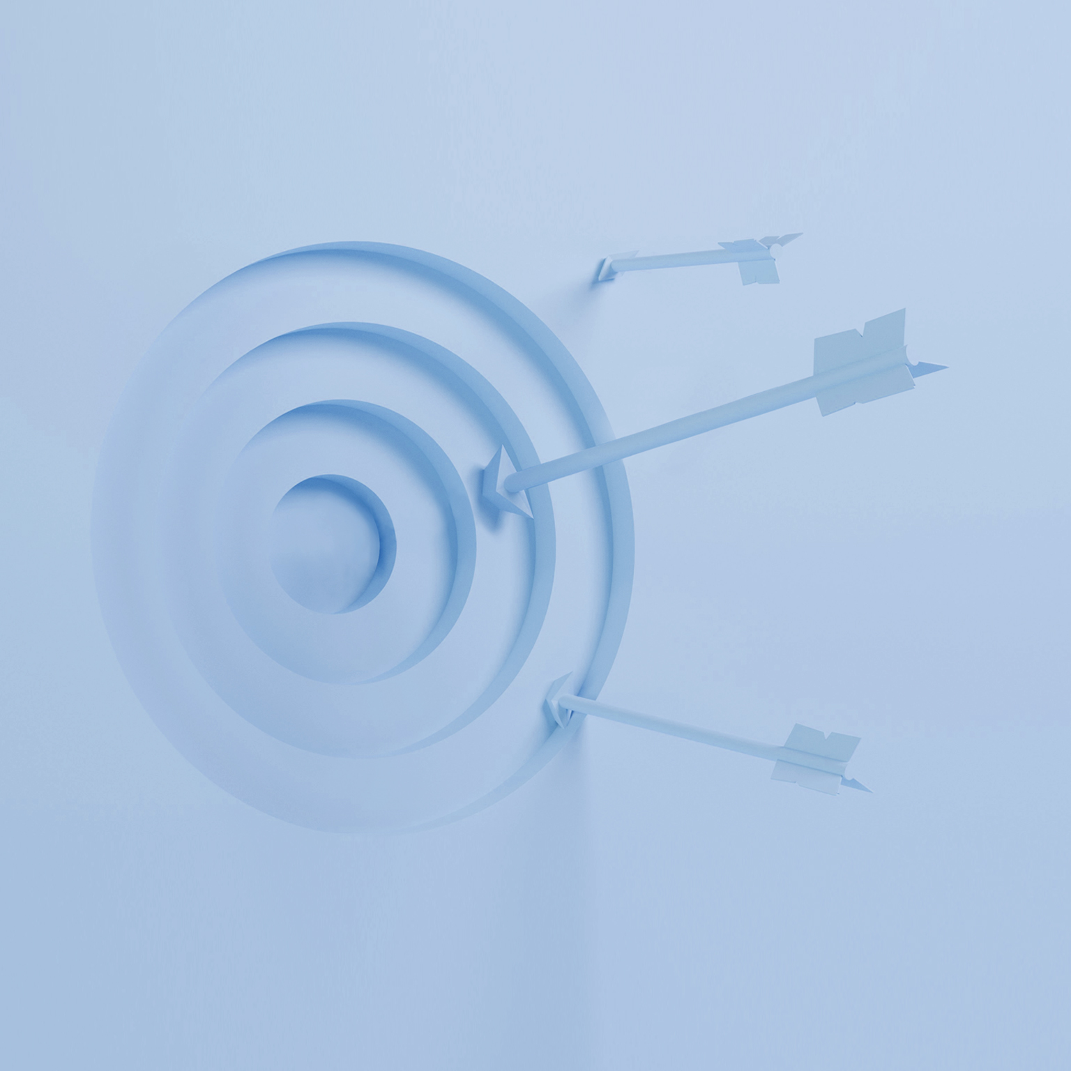Target with arrows
