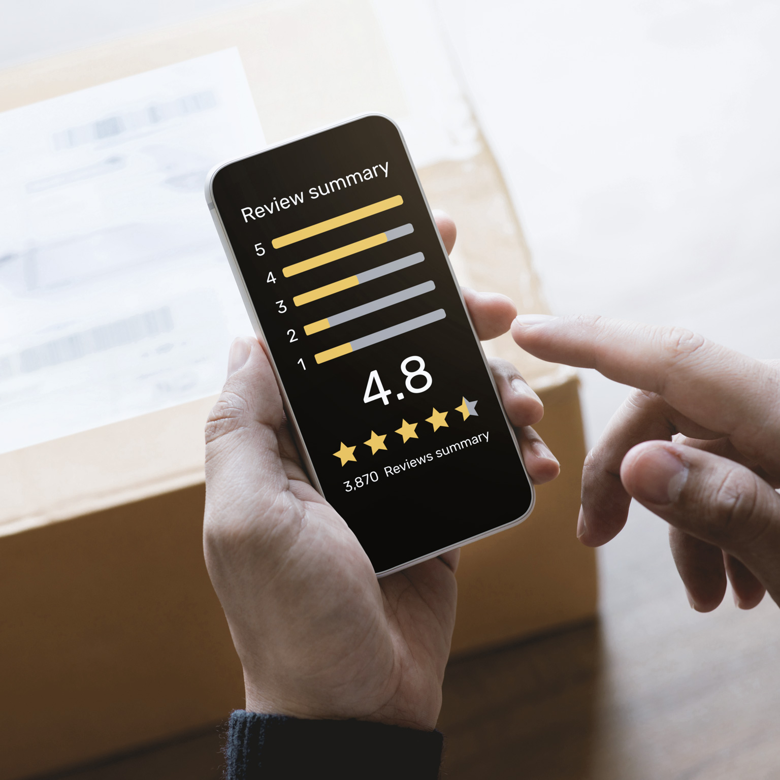 Five-star growth: Using online ratings to design better products