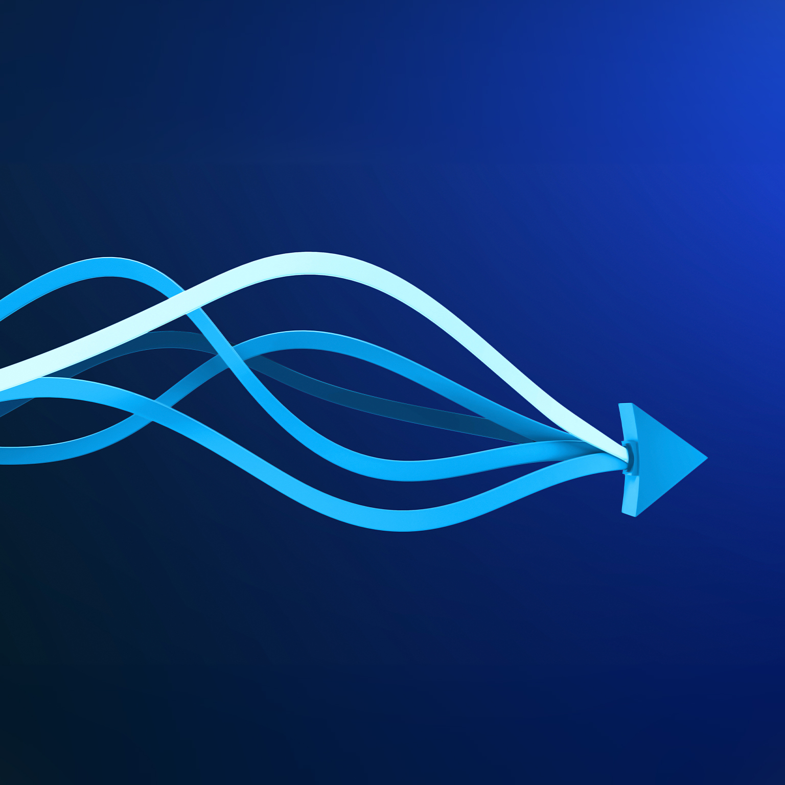 Multiple Colorful Paths Merging into One Arrow - Unity, Success, and Growth