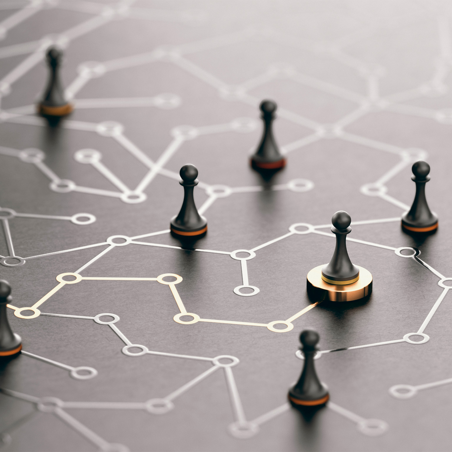 The Way To Success Or Career Guidance. - stock photo