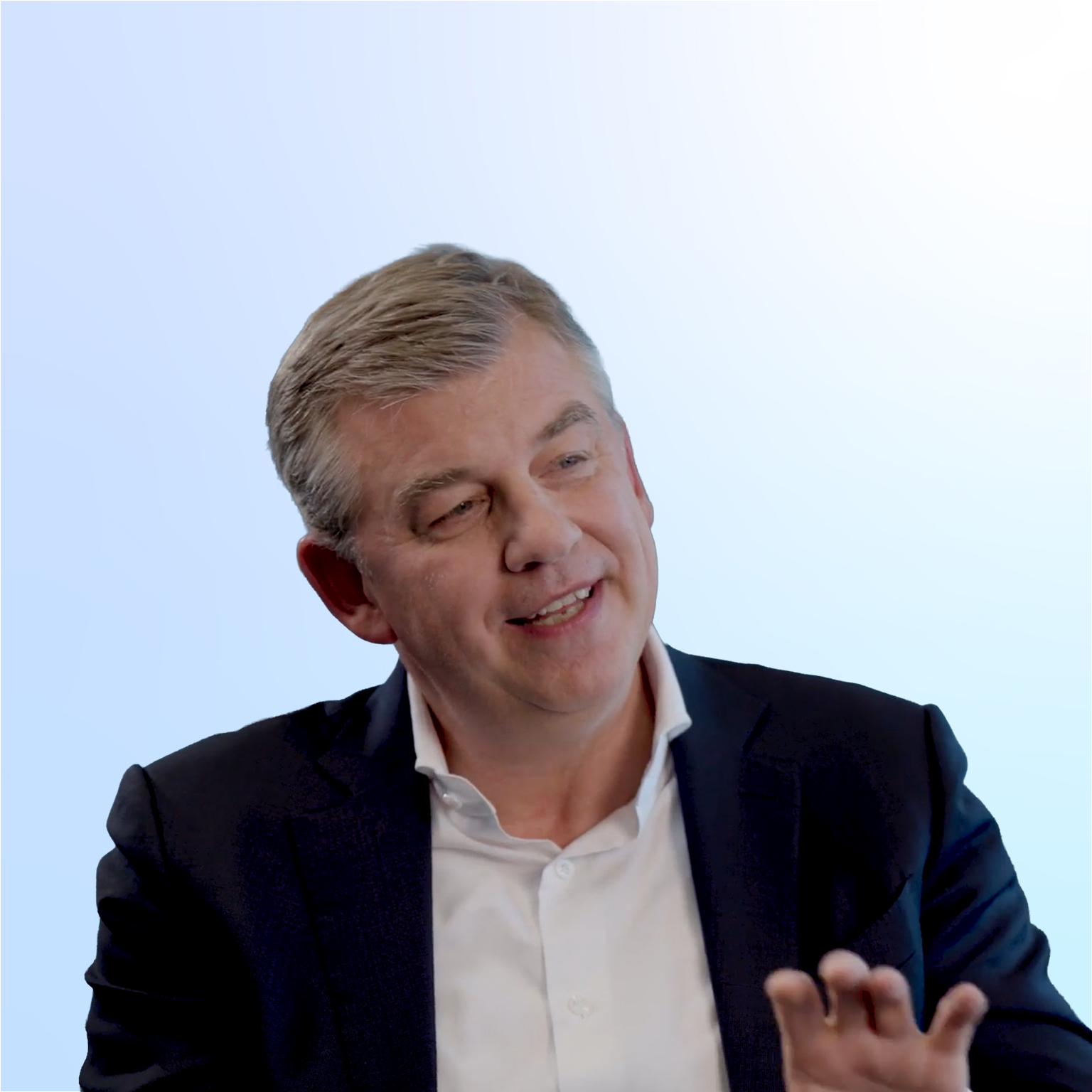 Video still of Stephan Seifert, CEO, Korber