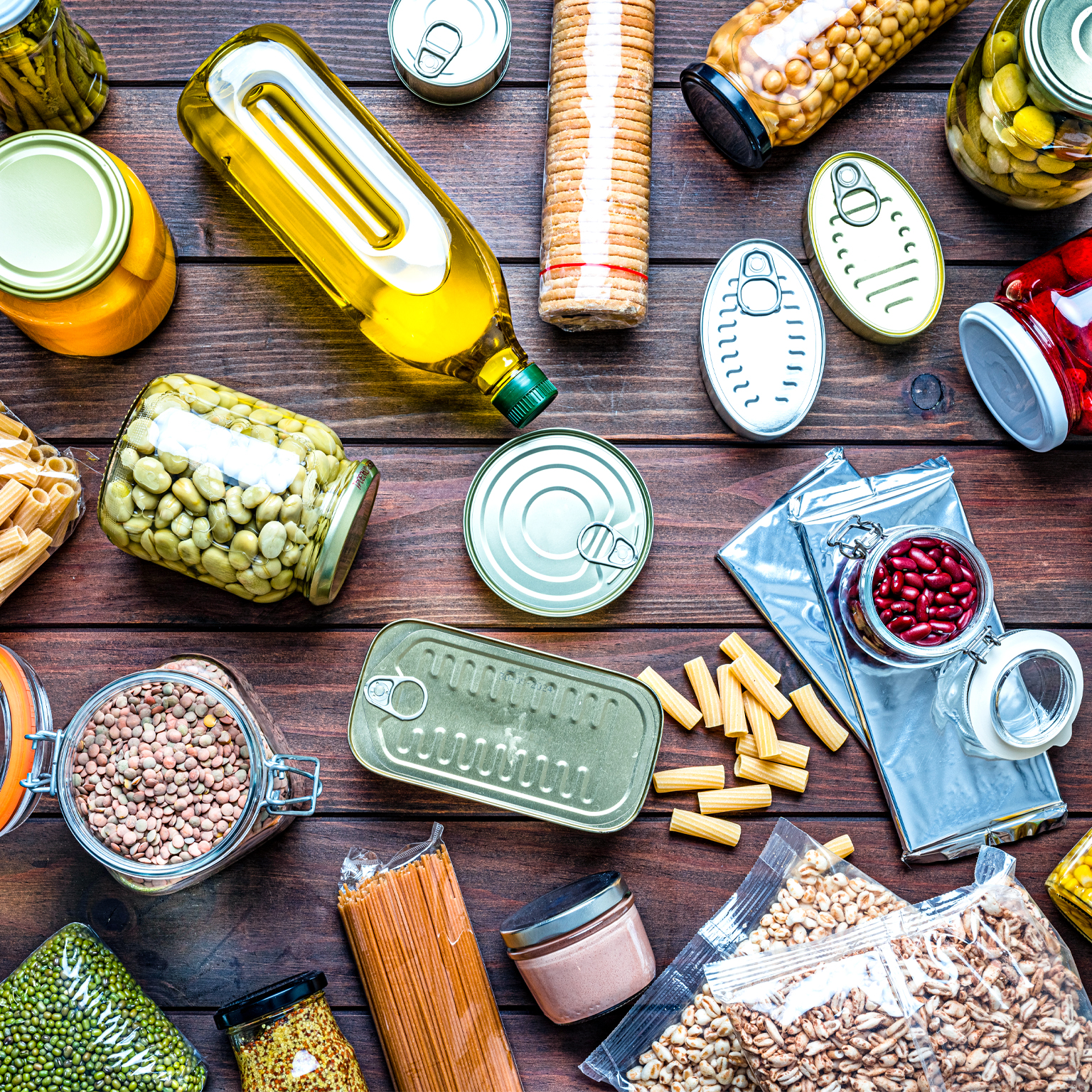 Packaging materials and containers for food materials