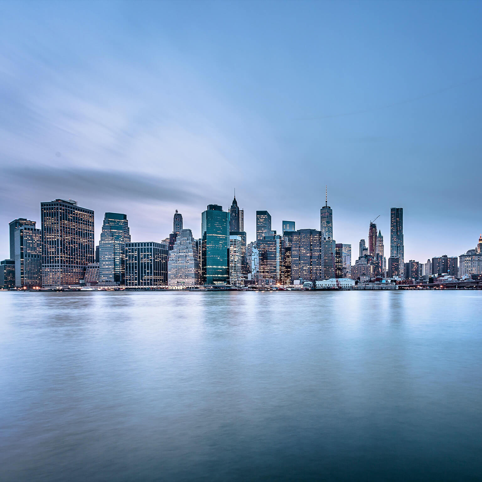 New York City skyline - stock photo