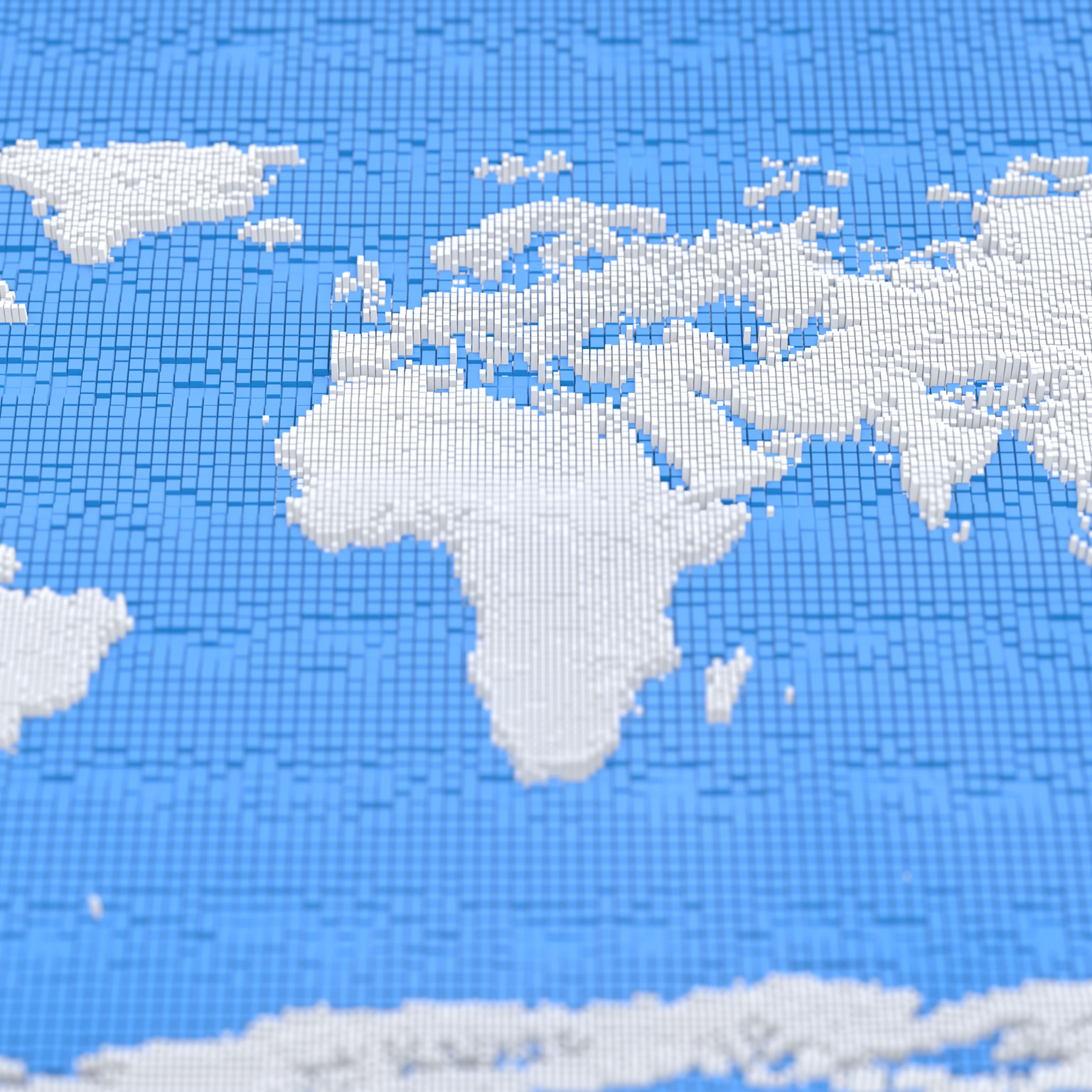 Pixel global earth map