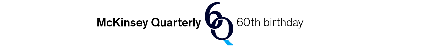 McKinsey Quarterly 60th anniversary logo