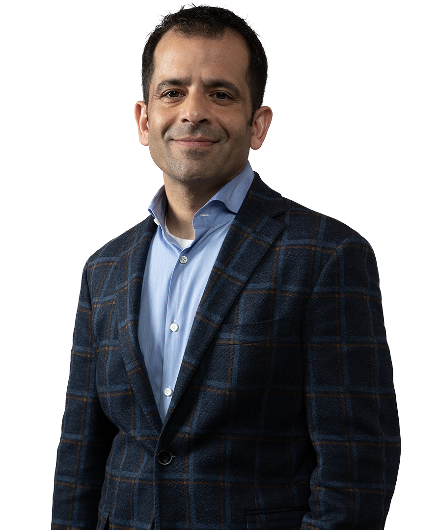 This is a profile image of Samir Khushalani