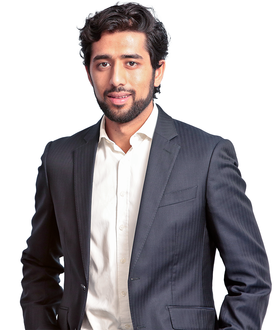 This is a profile image of Uzayr Jeenah