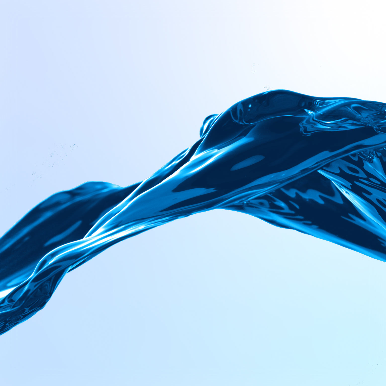 Abstract blue wave