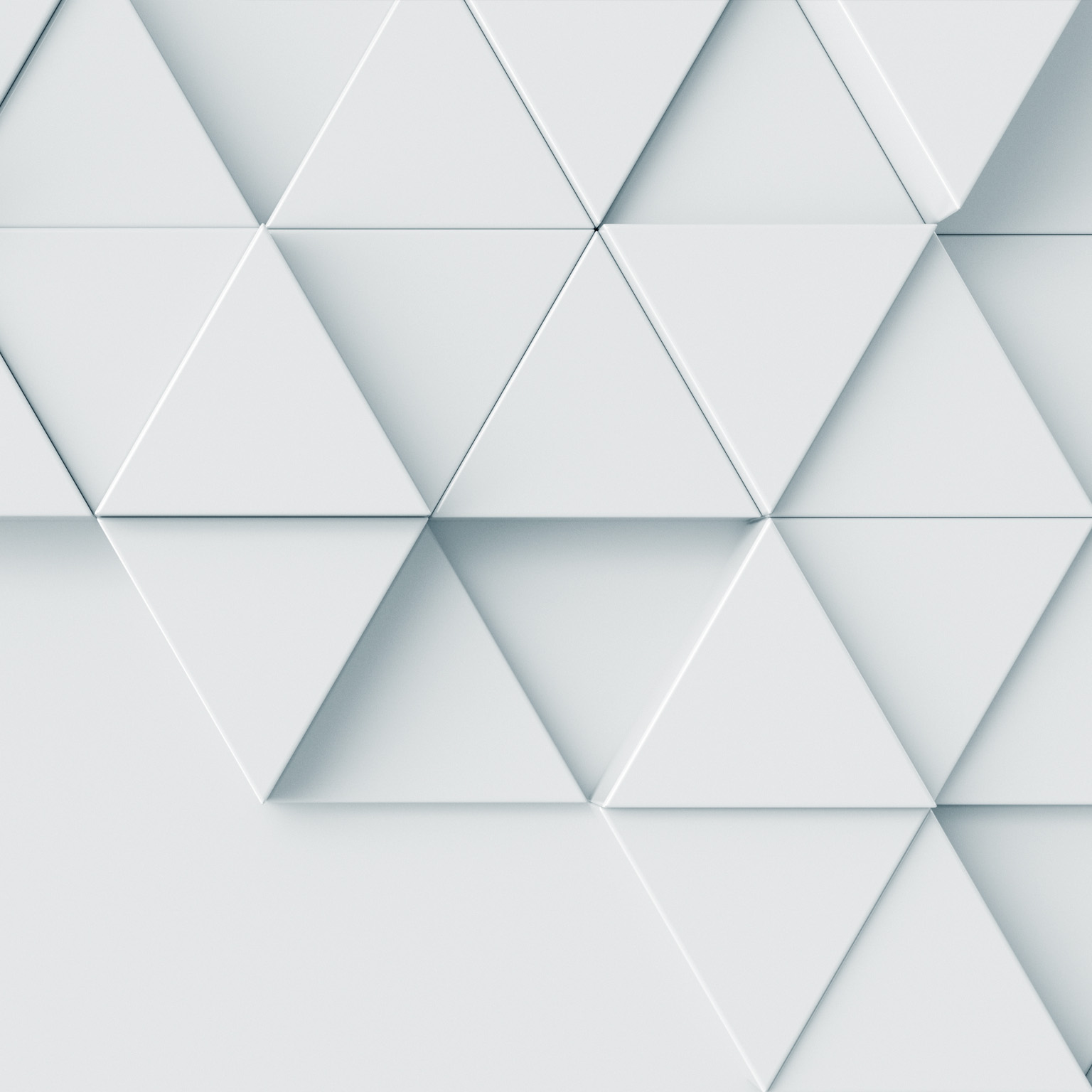 White mosaic pattern with triangles motion wave animation.