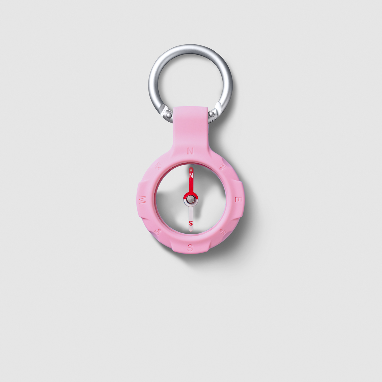 Pink colored compass