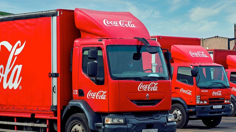 Coca cola truck